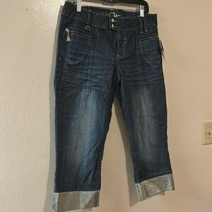 NWT Vintage Baby Phat Cropped Jeans SZ 13